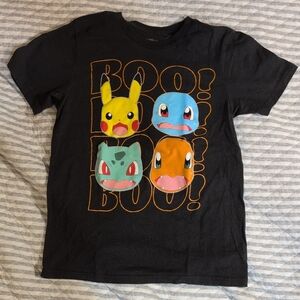 Pokémon Black Tee with Colorful Characters